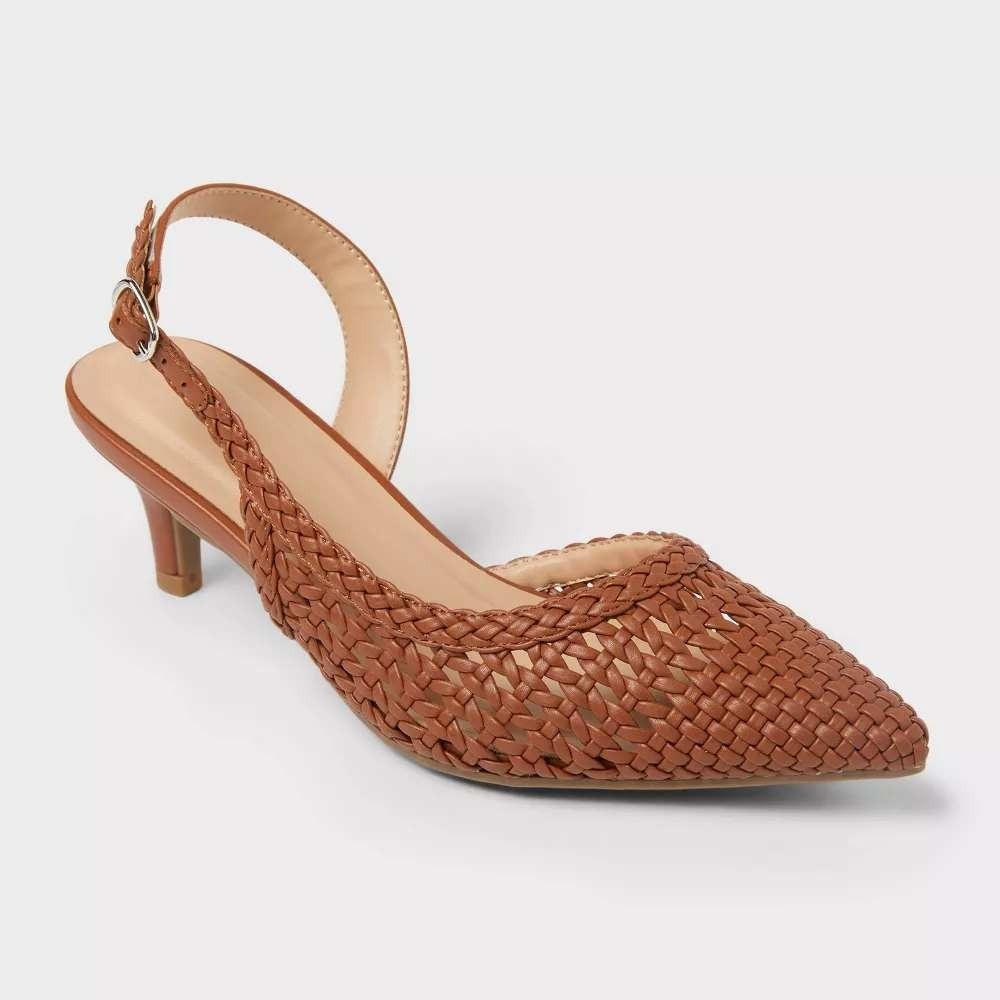 Women's Heels by Universal Thread Miriam Cognac Size 8.5 New With Tags